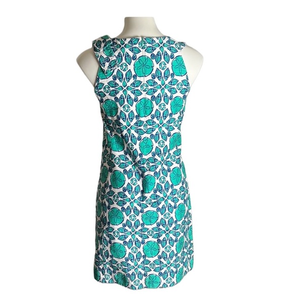 Vineyard vines shell and sand dollar print dress size 4 - Picture 2 of 5